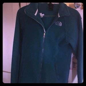 Dark teal north face jacket size small